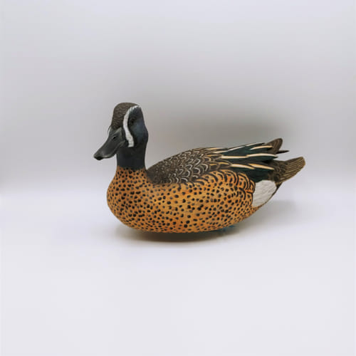 Blue Winged Teal Reduced to $1495 at Hunter Wolff Gallery